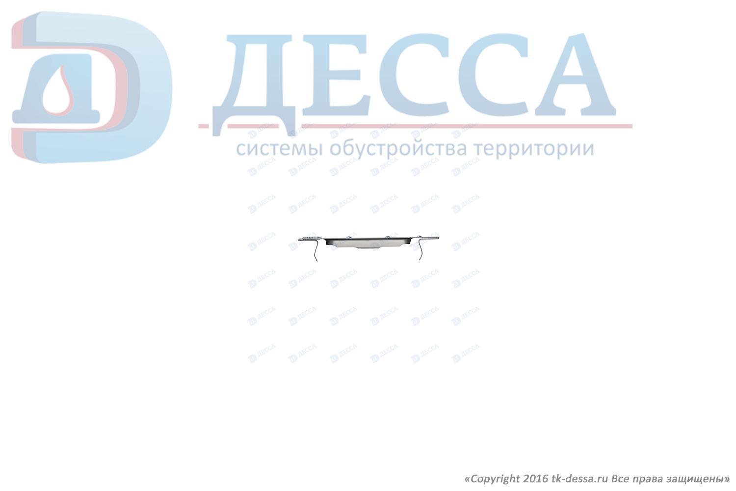Решетка водоприемная -10.13,6.100- штампованная стальная оцинкованная (5080-д)